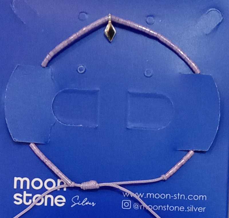 دستبند نقره Moon Stone SB368