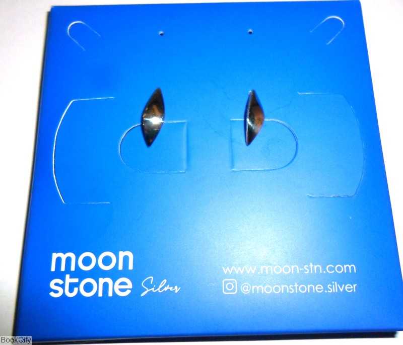 گوشواره نقره Moon Stone SE335