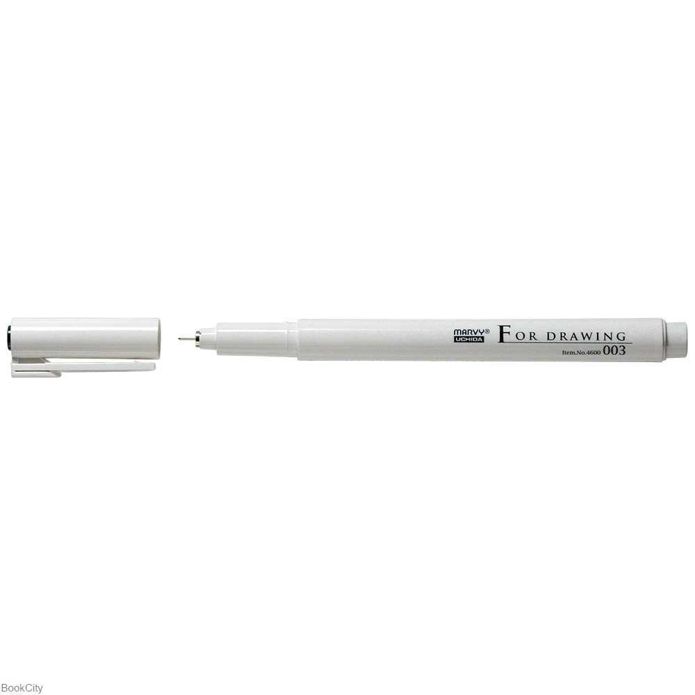 روان‌نویس راپید مشکی MARVY uchida 0.03mm
