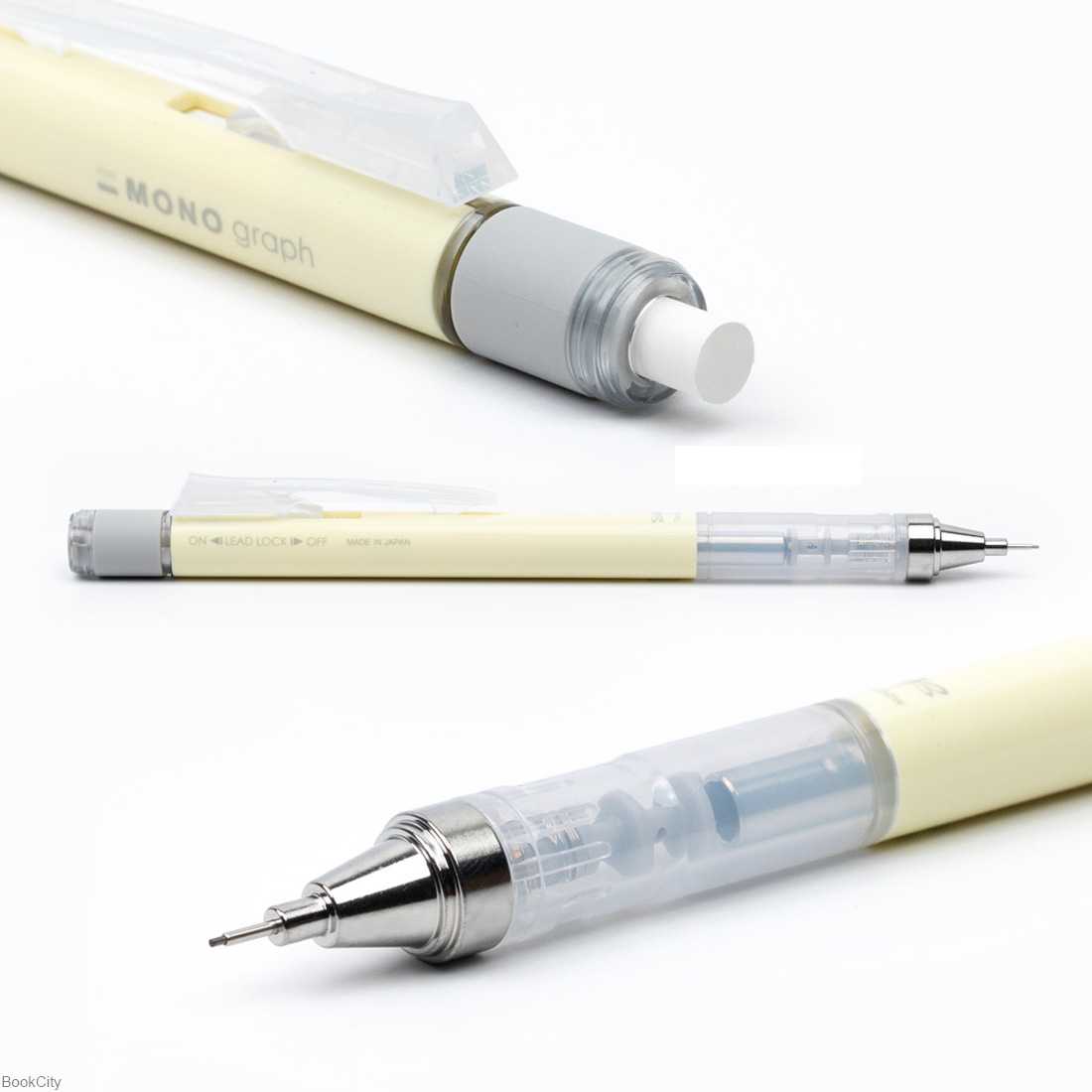 اتود 0.5mm بدنه زرد پاستلی Tombow Mono Graph - 0