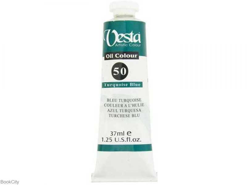 رنگ روغن Vesta 37ml Turquoise Blue 50