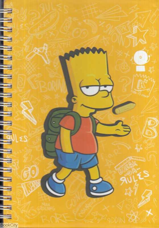 دفتر 80 برگ سیمی رقعی Simpson