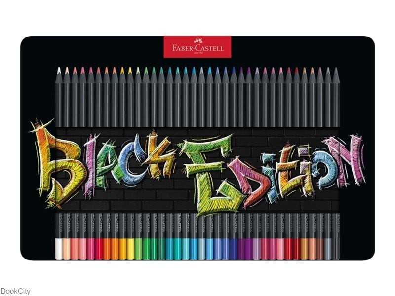 مدادرنگی 36 رنگ فلزی بدنه مشکی FABER CASTELL 116437