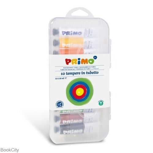 گواش 10 رنگ تیوپی Primo 744T10GAP 18ml
