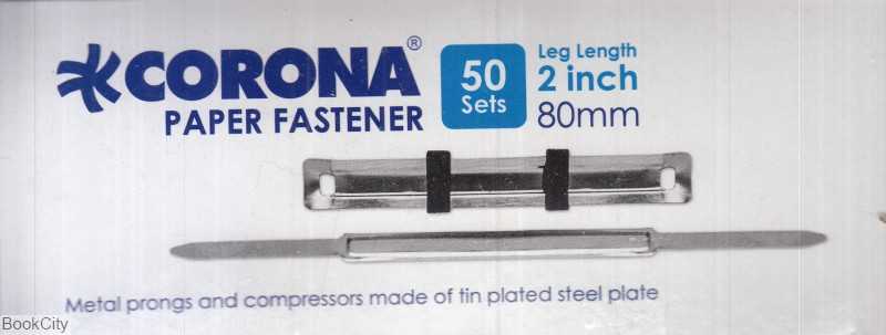 گیره پوشه فلزی 50 عددی CORONA 3010
