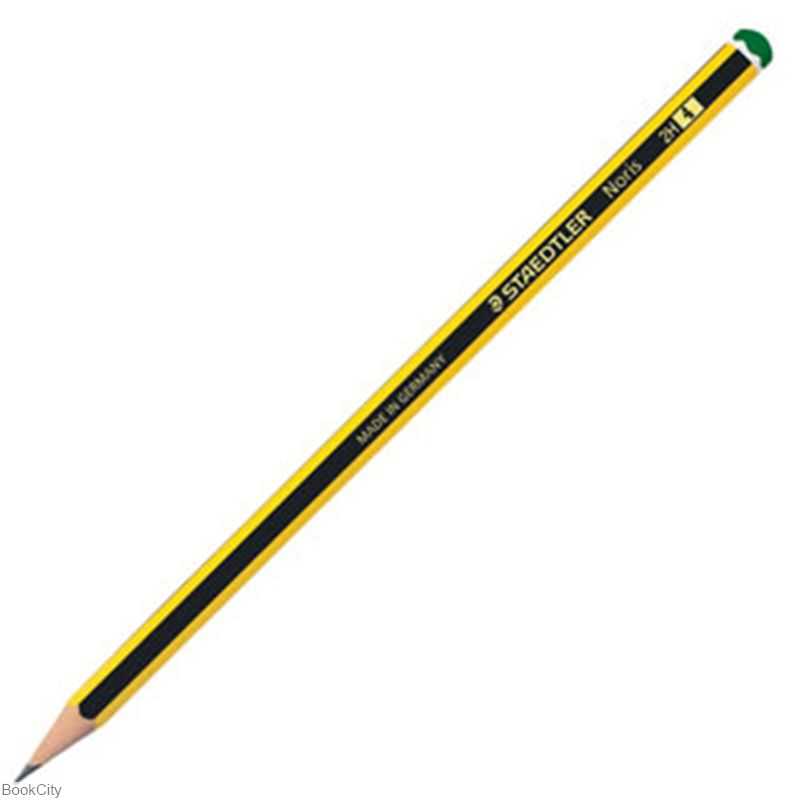 مداد مشکی STAEDTLER 120-4 Noris 2H