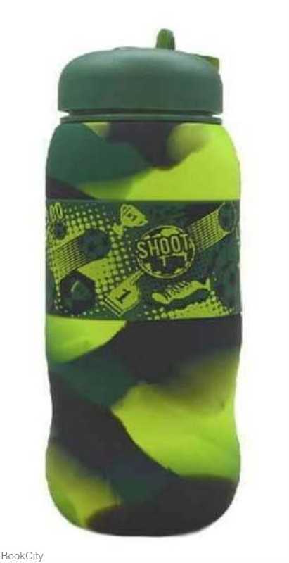 قمقمه سیلیکونی سبز schoolfans 9338 - 0