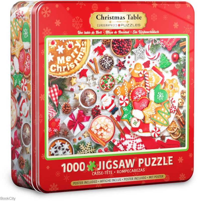 پازل Christmas Table Tin 1000pcs 8051 - 5623