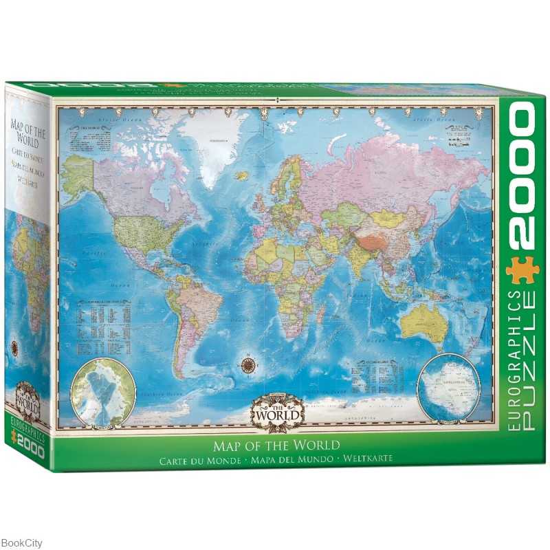 پازل Map Of The World 2000pcs 0557