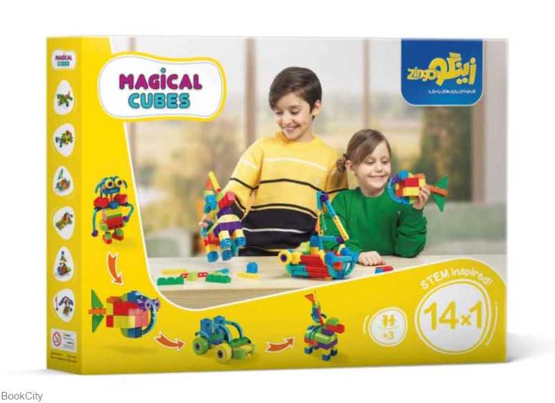 بازی مکعب‌های جادویی 110 تکه 1×14 - 0