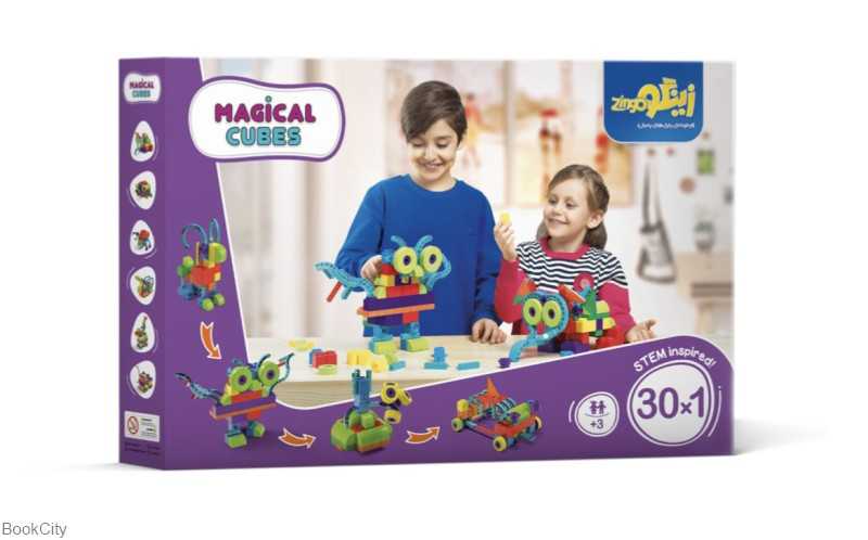 بازی مکعب‌های جادویی 155 تکه 1×30