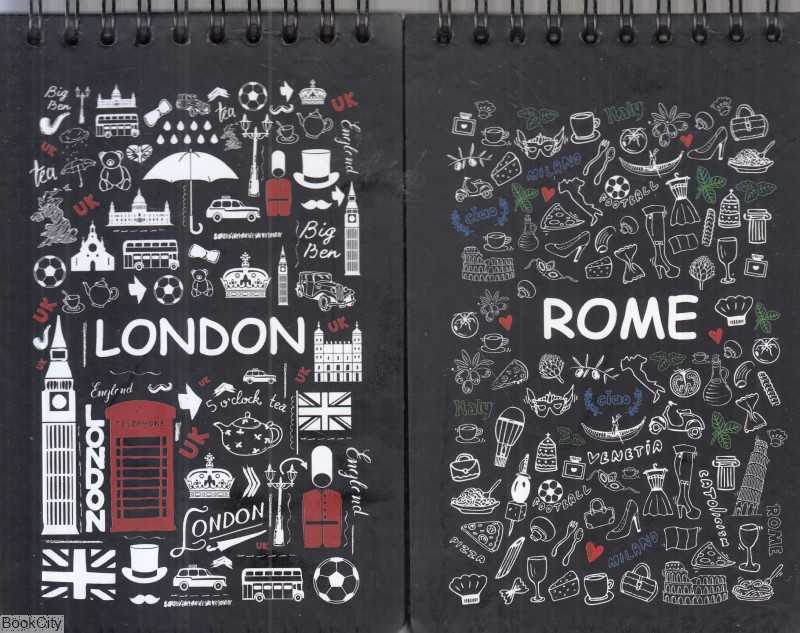 یادداشت 60 برگ A5 کاغذ مشکی PUZZLE NOTEBOOKS