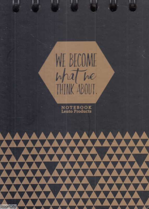 یادداشت 80 برگ A6 مشکی Lento - 0