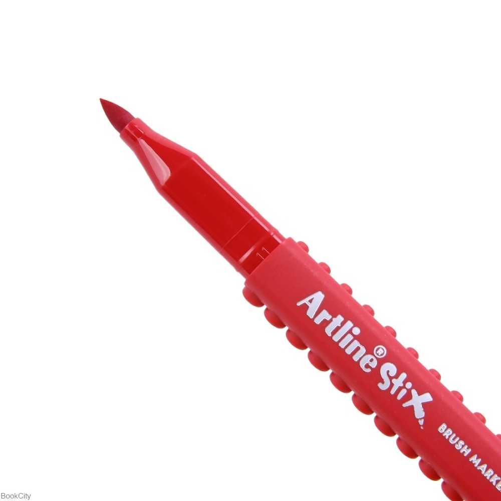 ماژیک طراحی Artline ETX-F Brush Dark Red