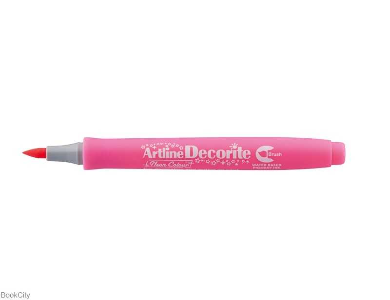 ماژیک طراحی صورتی نئون Artline EDFN-F Brush Decorite