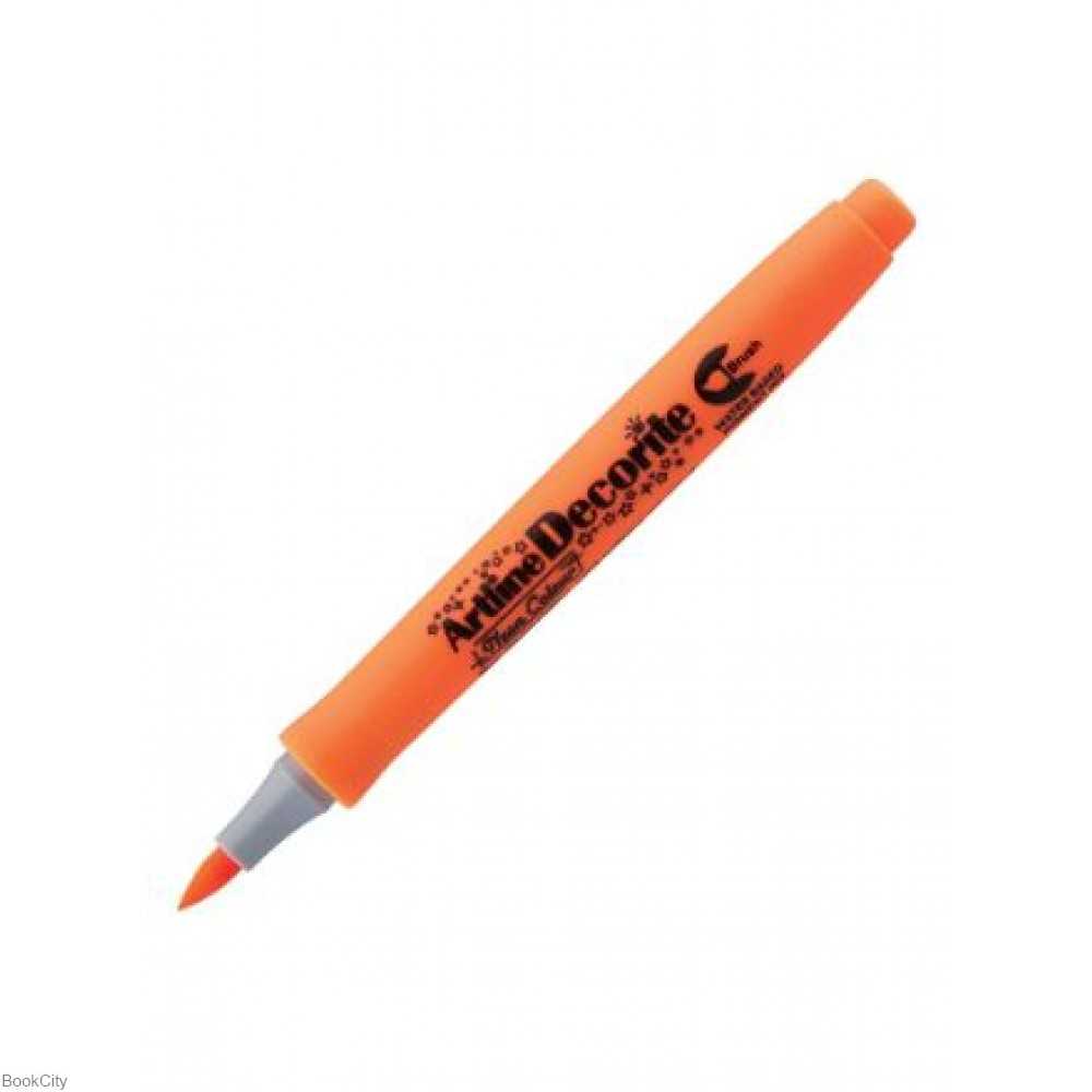 ماژیک طراحی نارنجی نئون Artline EDFN-F Brush Decorite