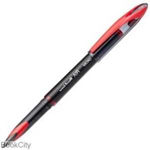 روان‌نویس قرمز بدنه مشکی Uniball UBA-188M-M Air