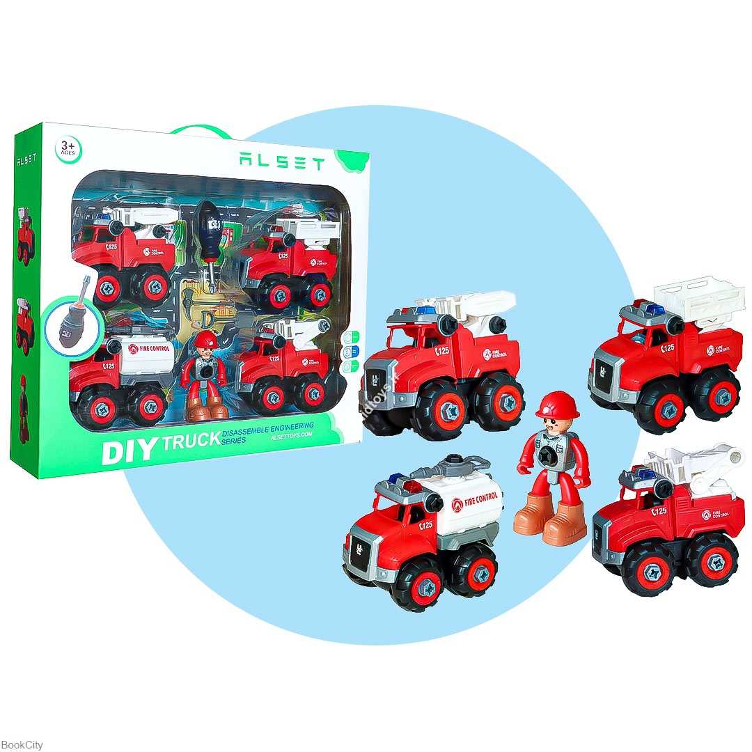 ست آتش‌نشانی 4 مدل با آدمک k1-40 - 0