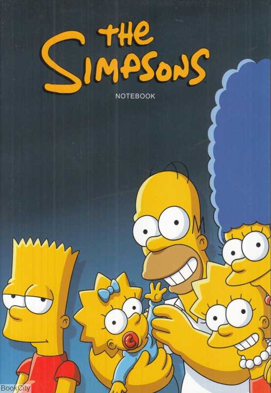 دفتر 80 برگ دوختی رقعی سیمپسون HAMYSHEH Simpsons