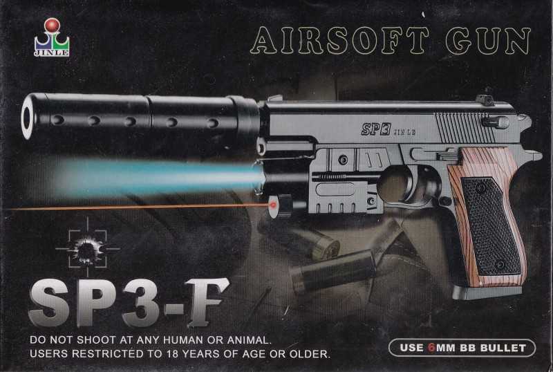 تفنگ لیزری ساچمه‌ای Airsoft Gun SP3F