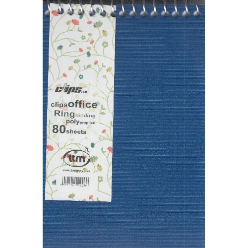 یادداشت 100 برگ جیبی سیم از بالا Clips 0036 p.p - 0