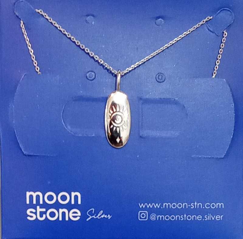 گردنبند نقره Moon Stone SN381