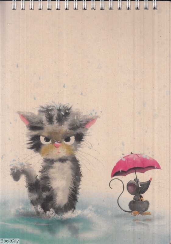 دفتر طراحی 50 برگ کاغذ کرافت وزیری 16×23 سیم از بالا پویانما - 0