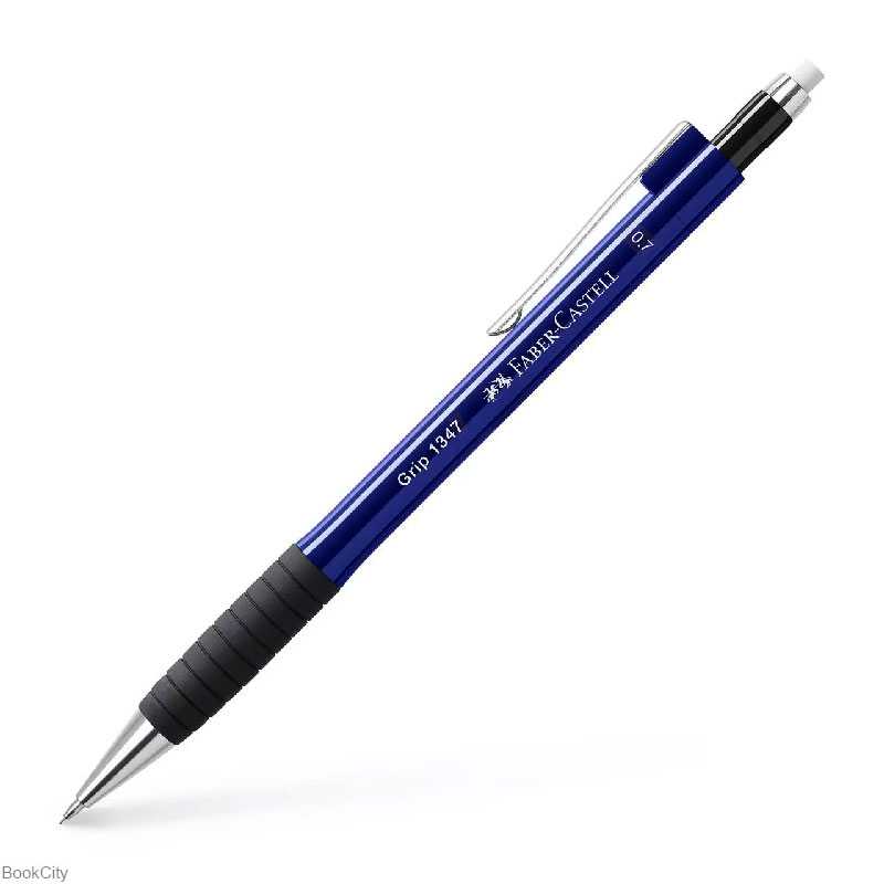 اتود 0.7mm سرمه‌ای با پاک‌کن چرخشی FABER CASTEL 134755 Grip