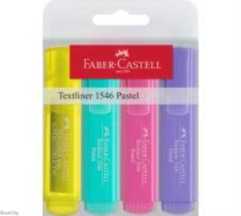 ماژیک های‌لایت 4 رنگ FABER CASTELL 154610 Super Fluorescent