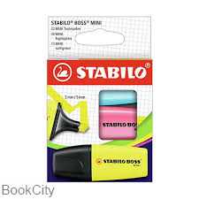 ماژیک های‌لایت 3 رنگ STABILO 07/03-2-01 Boss Mini