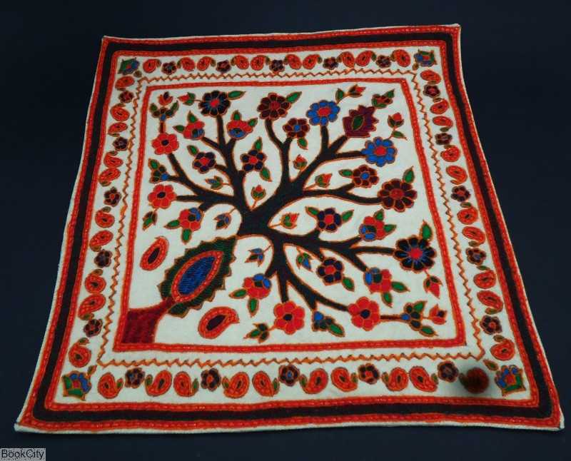 رومیزی مربع 42 طرح درخت جاویدان لنا