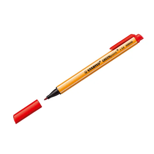 ماژیک قرمز STABILO 6088/40 Greenpoint - 0