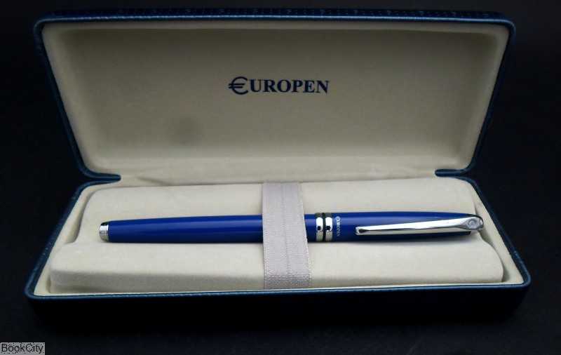 خودکار بدنه آبی گیره استیل EUROPEN Cobalt