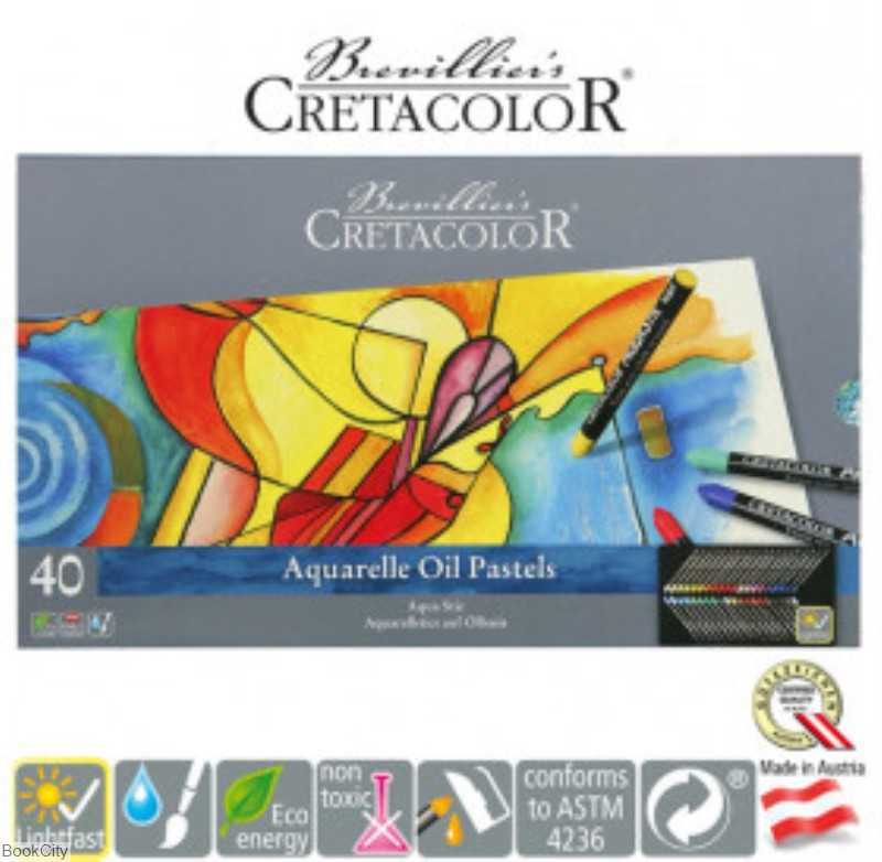 پاستل روغنی آبرنگی 40 رنگ CRETACOLOR 45040