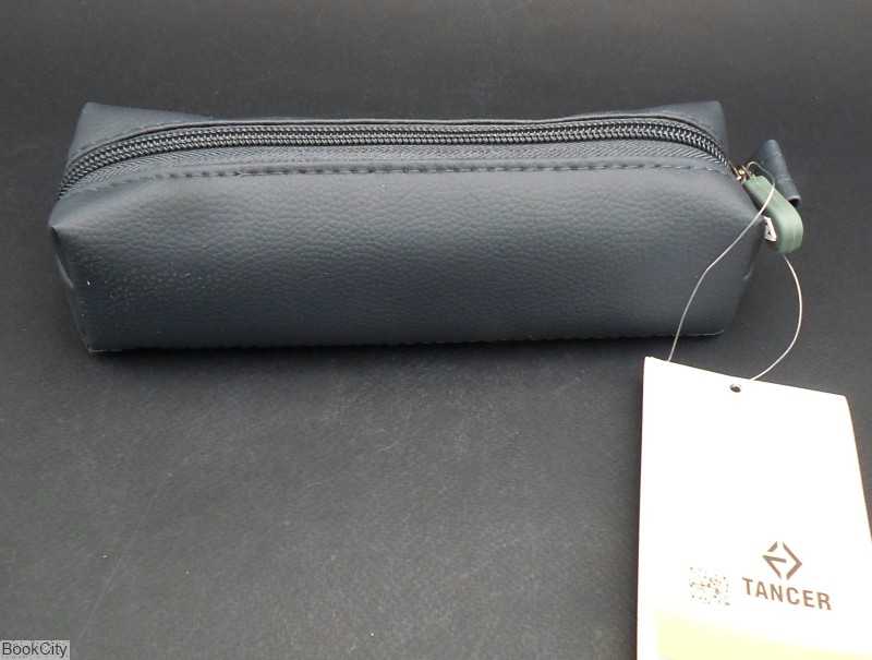 جامدادی تک زیپ TANCER Tj01 Gray Leather