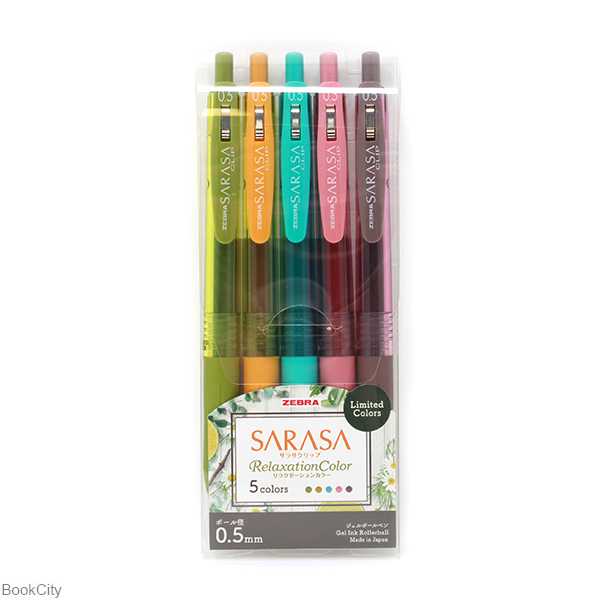 روا‌ن‌نویس 5 رنگ ZEBRA Sarasa Relaxation Color 0.5mm