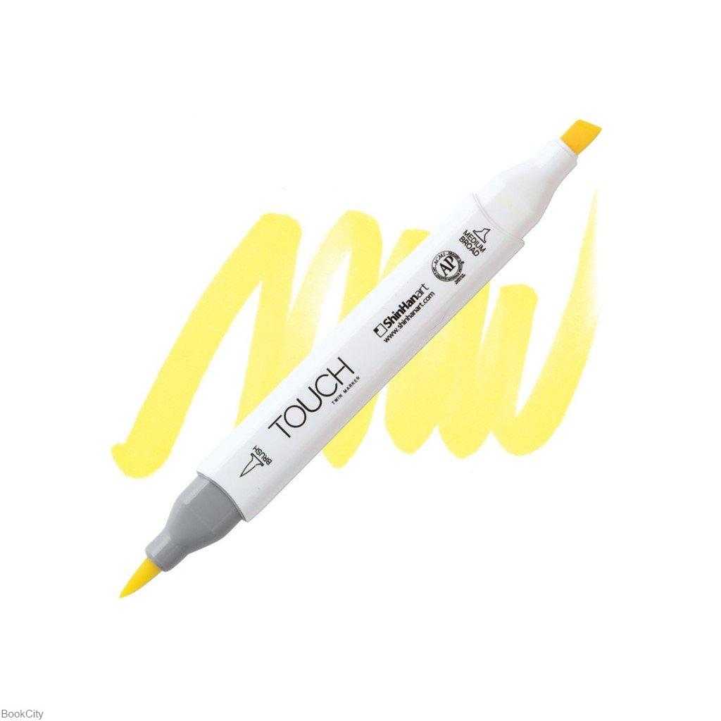 ماژیک طراحی TOUCH F123  Fluorescent Yellow Brush