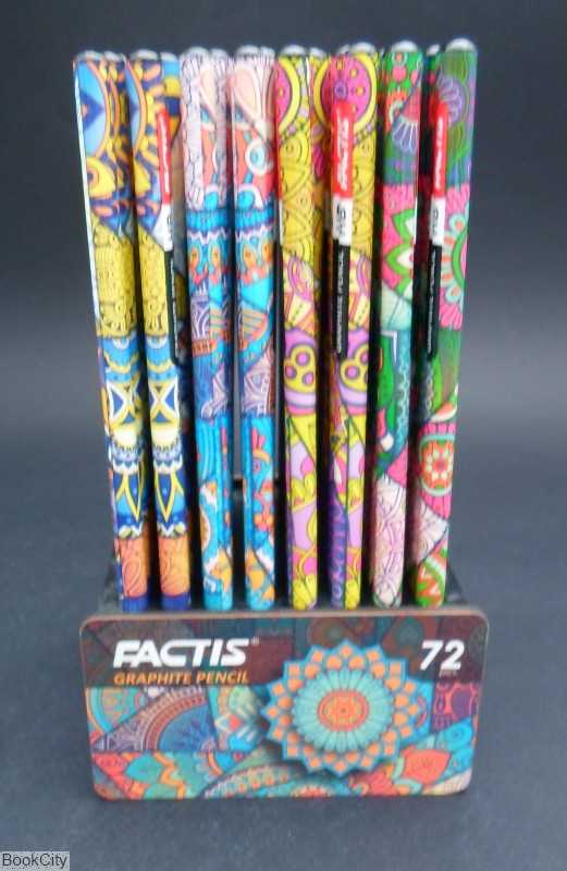 مداد مشکی HB طرح ترنج FACTIS Graphite Pencil