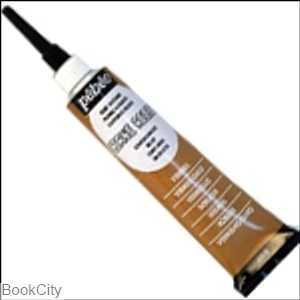 دورگیر خمیری شیشه با نازل طلایی قرمز Pebeo 460000 20ml