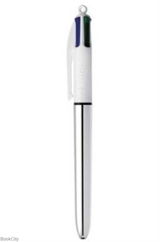 خودکار 4 رنگ بدنه سفید BiC Shine
