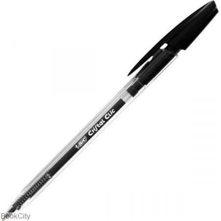 خودکار مشکی فشاری BiC Cristal Clic