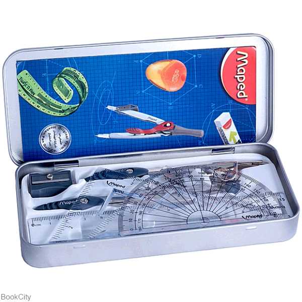 پرگار 9 تکه فلزی Maped 119459 - 0