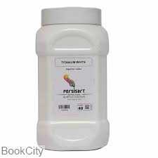 رنگ آکریلیک Persis art Titanium White 40 1000ml