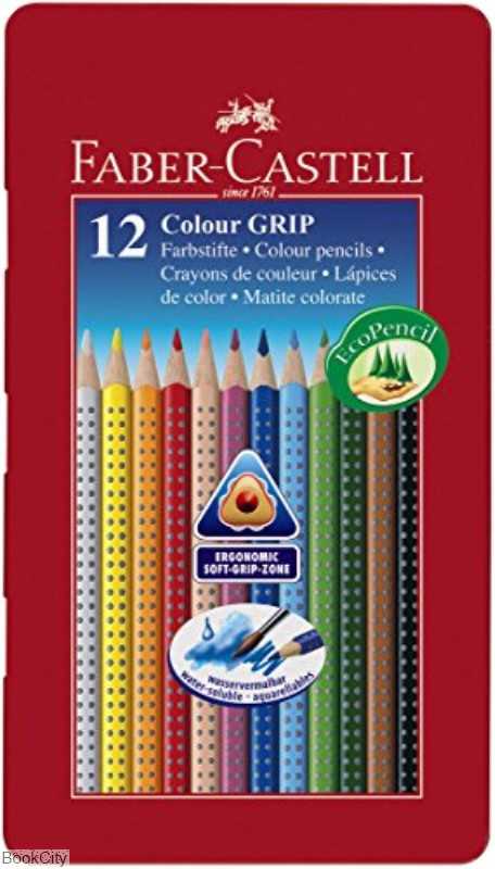 مدادآبرنگی 12 رنگ فلزی مثلثی FABER CASTELL 112413 Grip
