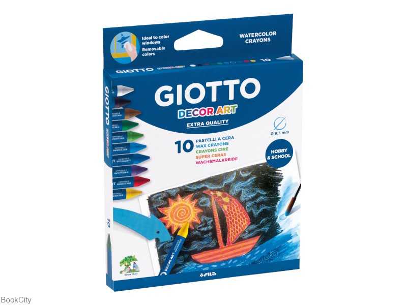پاستل روغنی 10 رنگ GIOTTO 443000