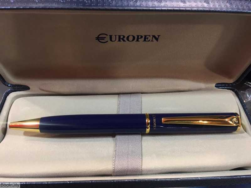 خودکار بدنه سورمه‌ای گیره طلا EUROPEN Classic - 0
