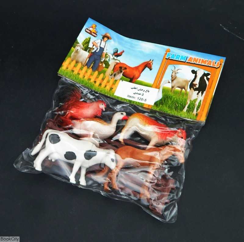 حیوانات پلاستیکی اهلی وکیومی 5 عددی NIKI Toys