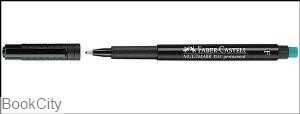 ماژیک مشکی پاکن‌دار FABER CASTELL 151399 Multimark 0.6mm F - 0