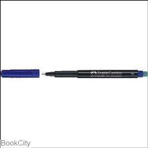 ماژیک آبی پاکن‌دار FABER CASTELL 151351 Multimark 0.6mm F
