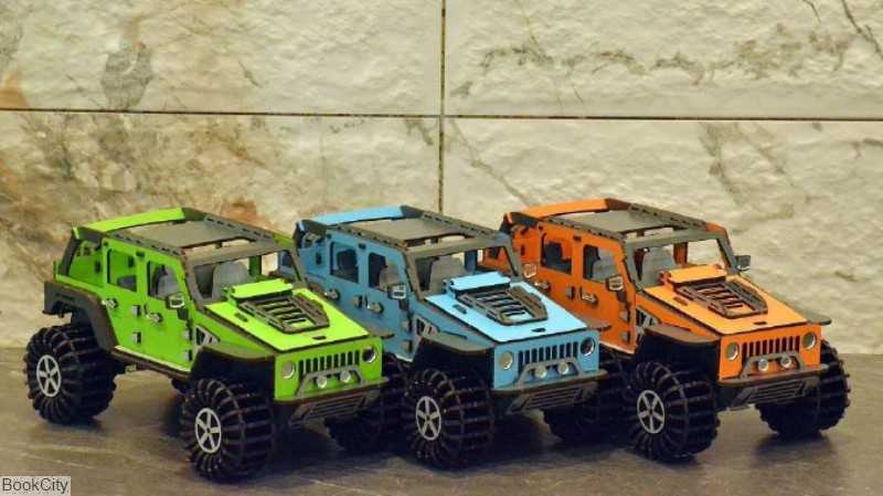 ساختنی چوبی Jeep Gladiator 3D 232pcs